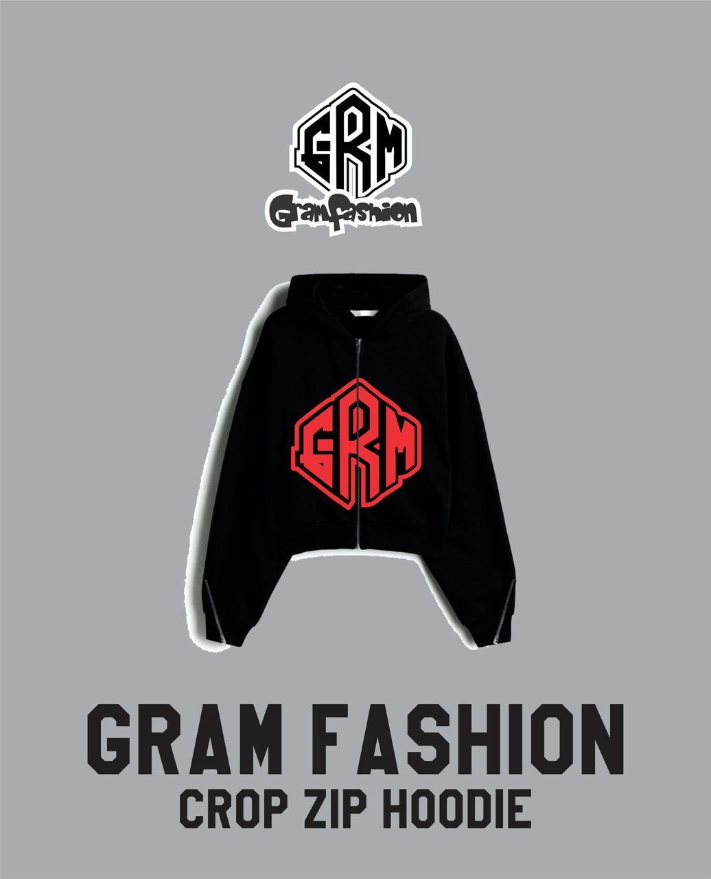 Unisex Crop Hoodie